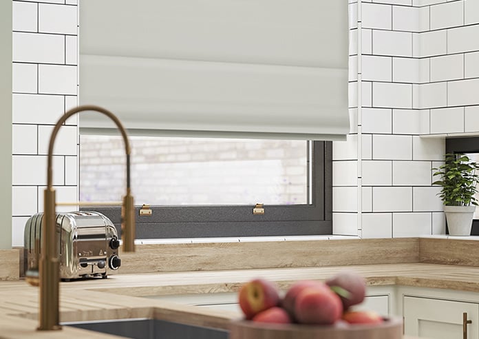 Ascot, Cloud - Motorised Roman Blind - Image 5